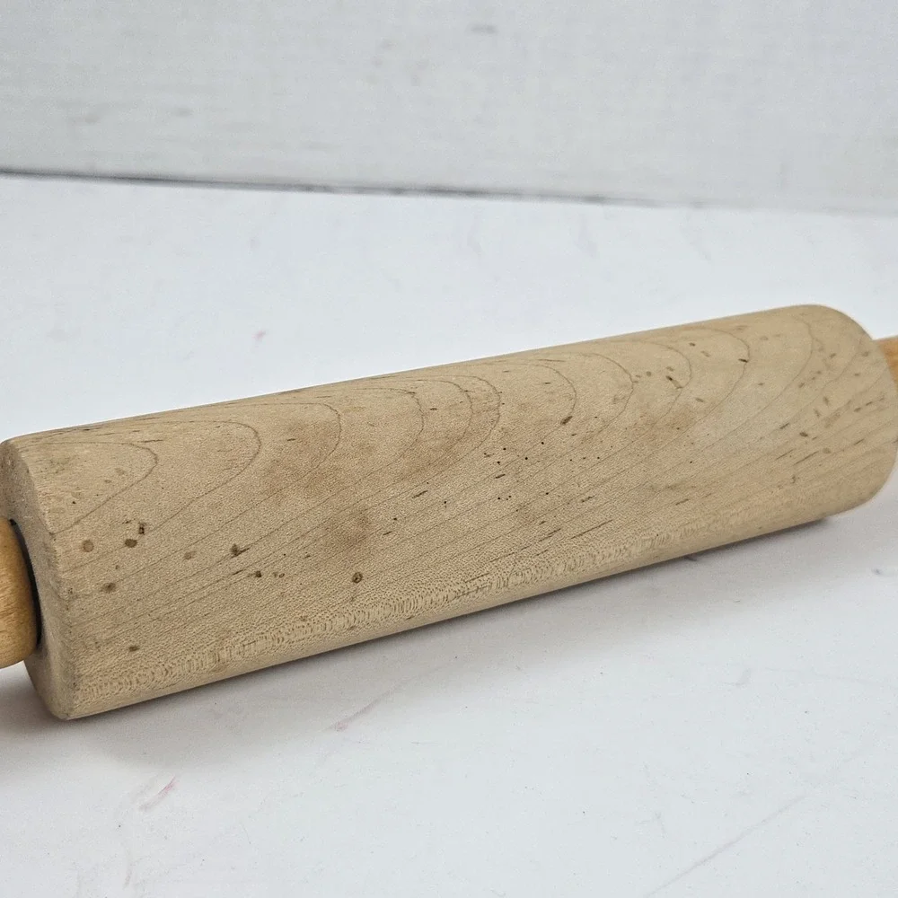 Vtg Primitive Wooden Rolling Pin 15